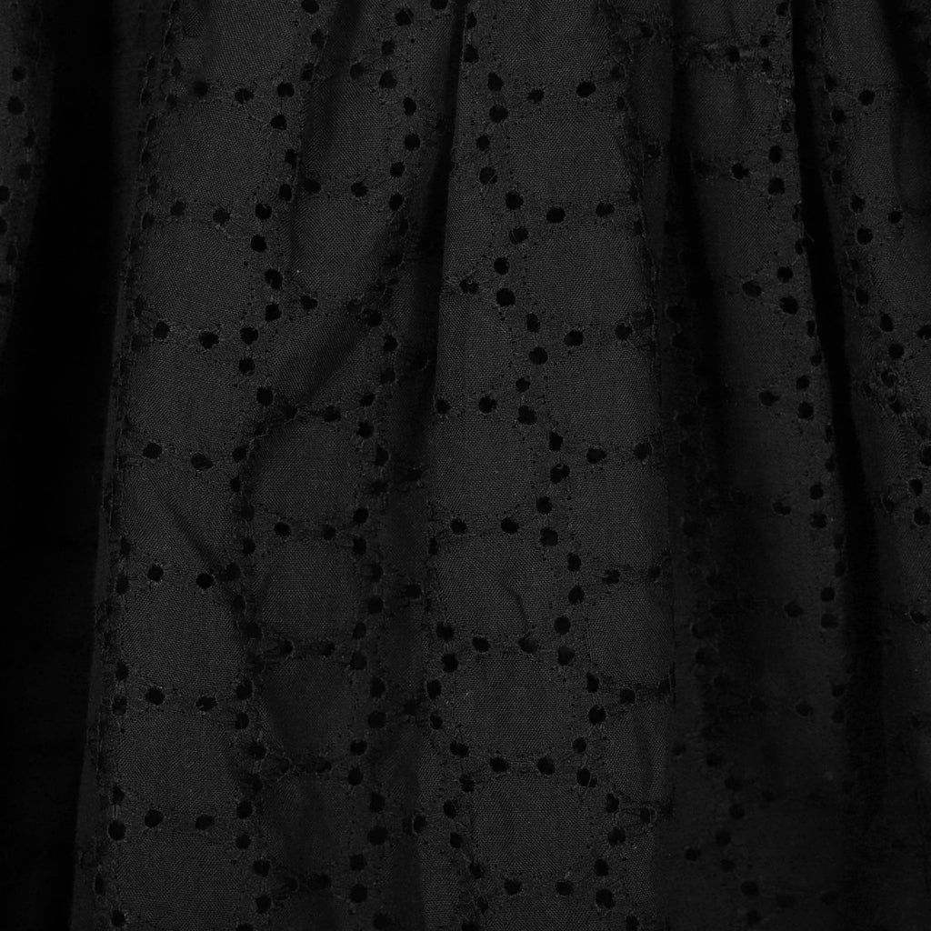 Top And Pant Set With Balloon Dot, Gotta Lace And Flared at Bottom Of Hem