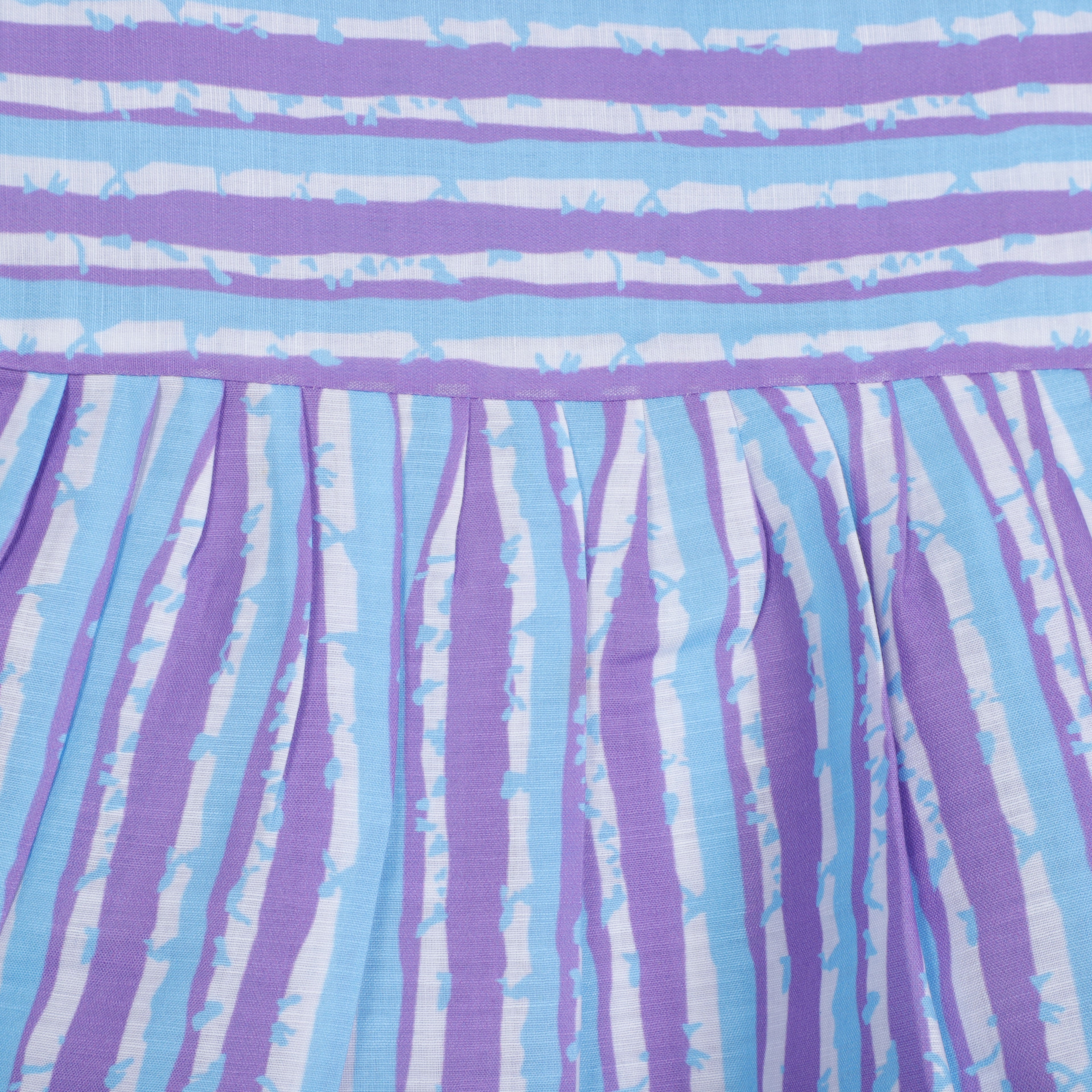 Purple Lining Sleeveless Flared Top And Palazzon Pant Set