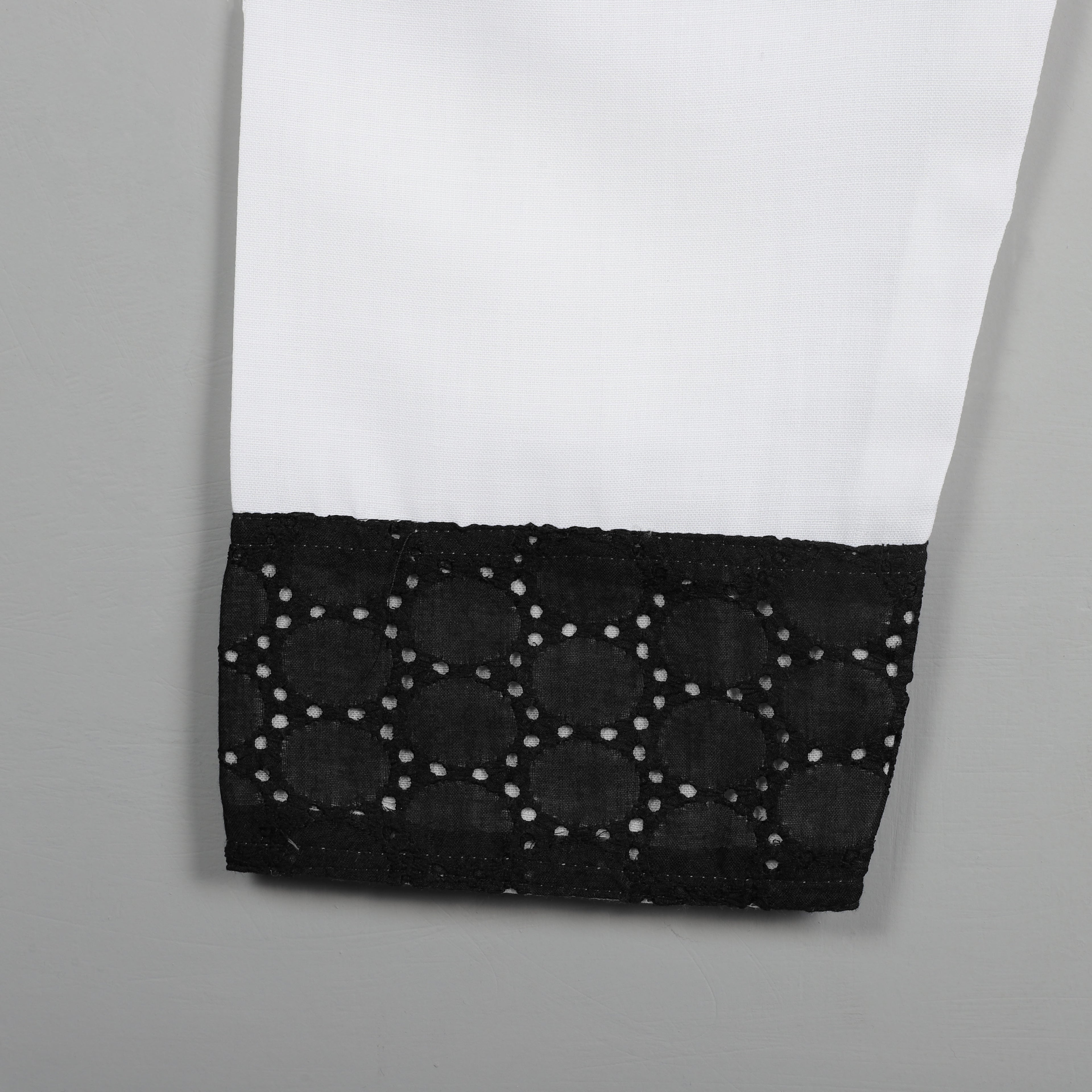 Sleeveless Balloon Dot Top And Pant Set With Gotta Lace And Flared