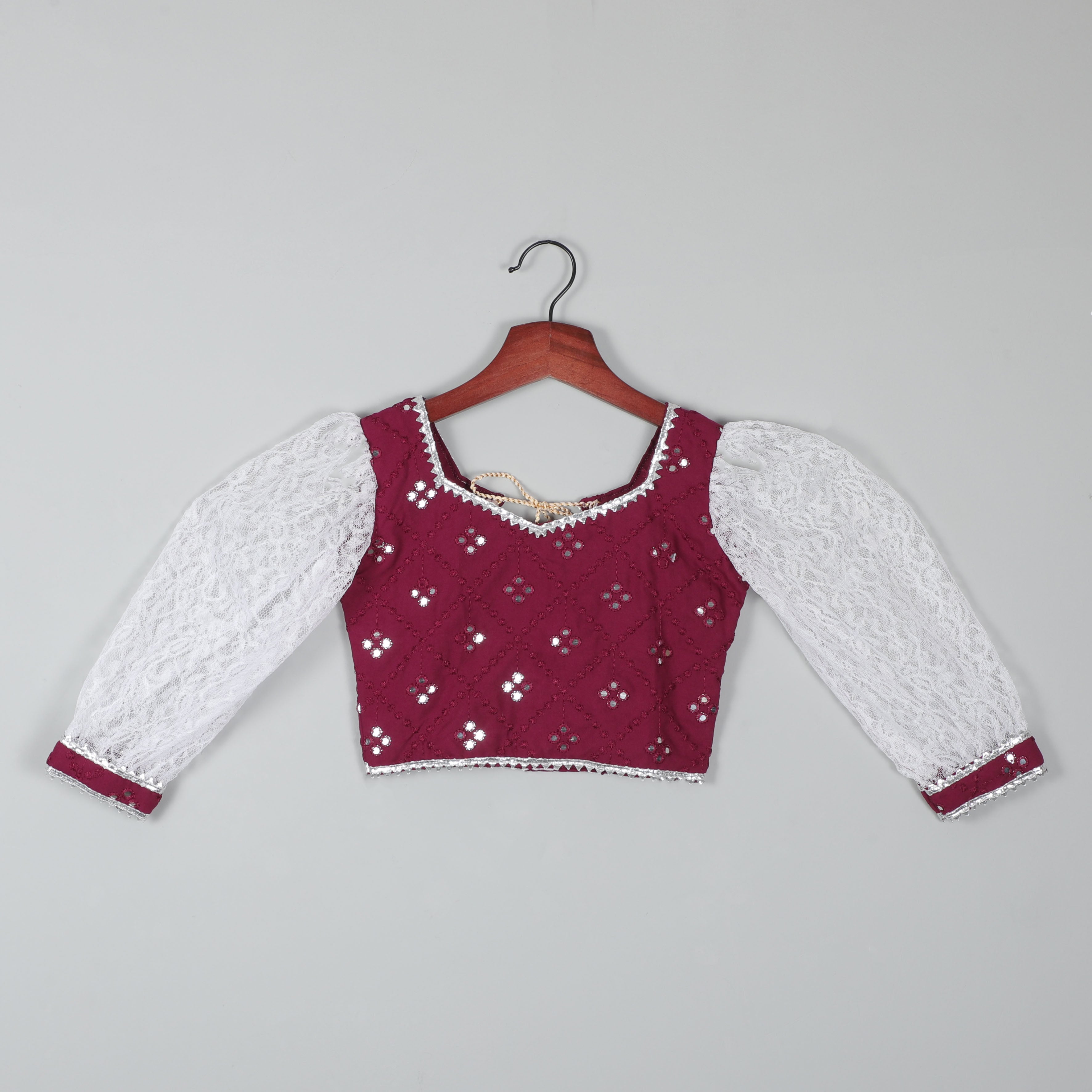 Embroidered Choli With 3/4 Sleeves, Lehenga And Dupatta Set