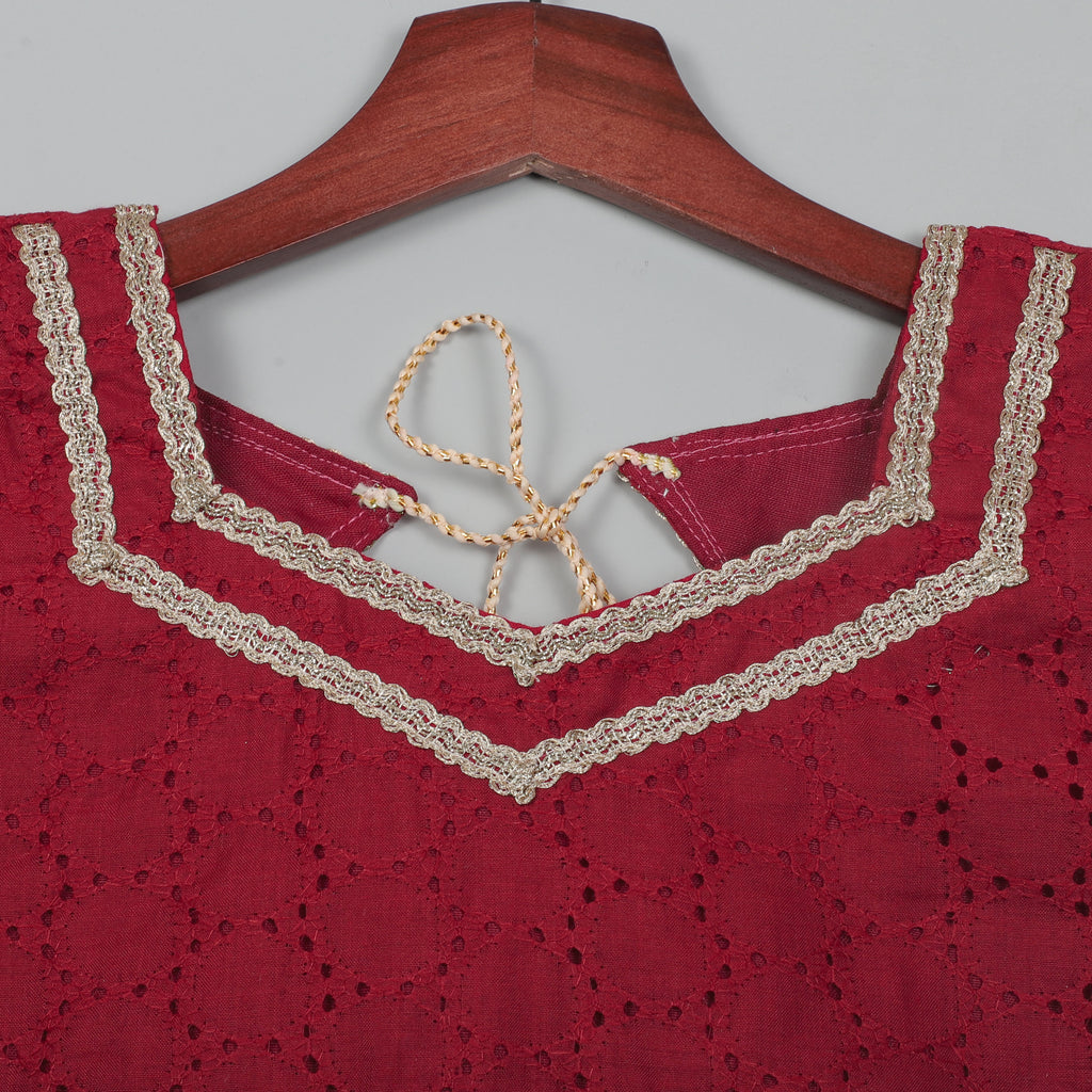 Balloon Dot Pattern Choli With Butterfly Sleeves And Flared Lehenga