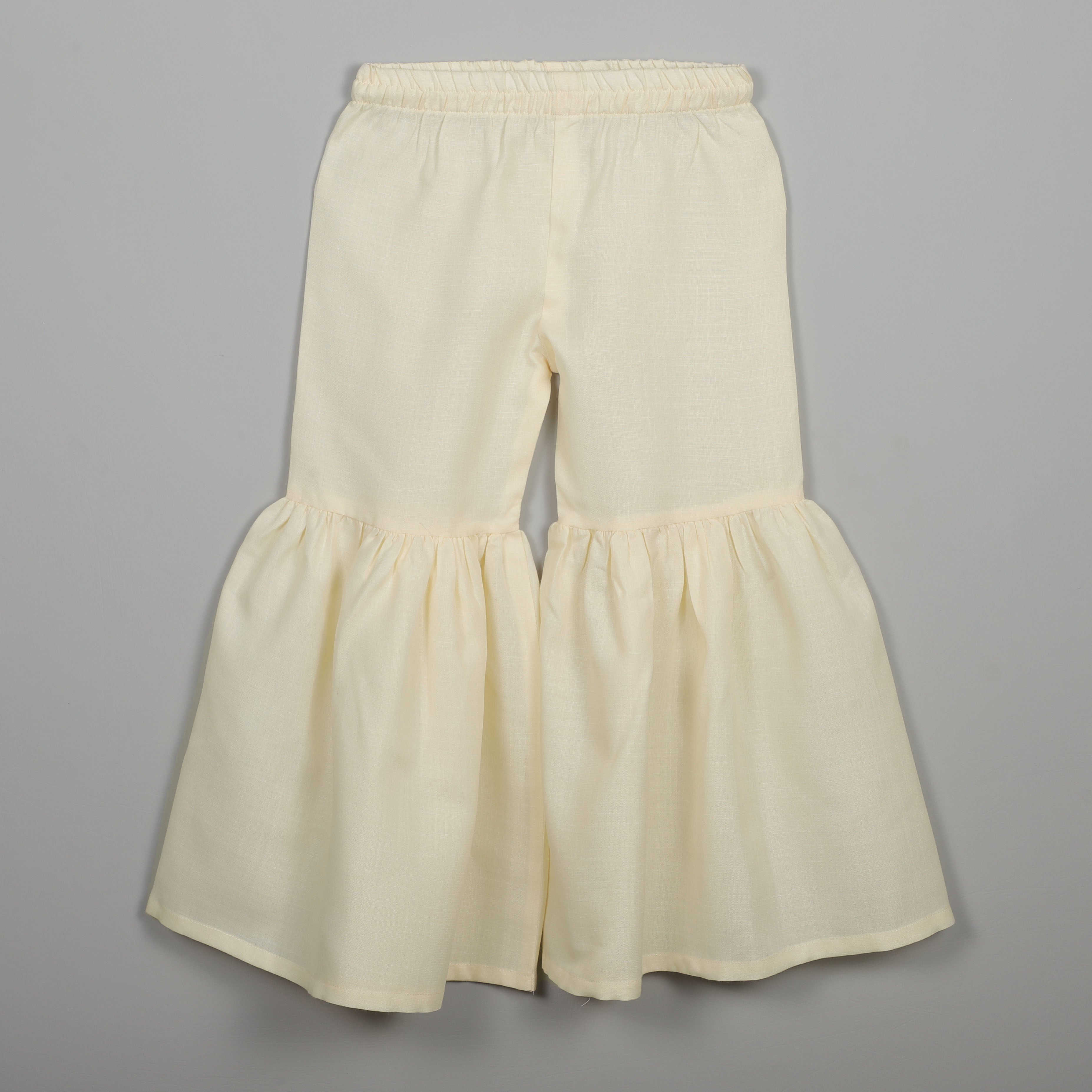 Sleeveless Gotta Lace Border With Multicolors And Sharara Set