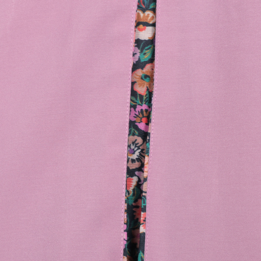 Onion Pink Puffy Sleeves Dress With Bowie Designer Look