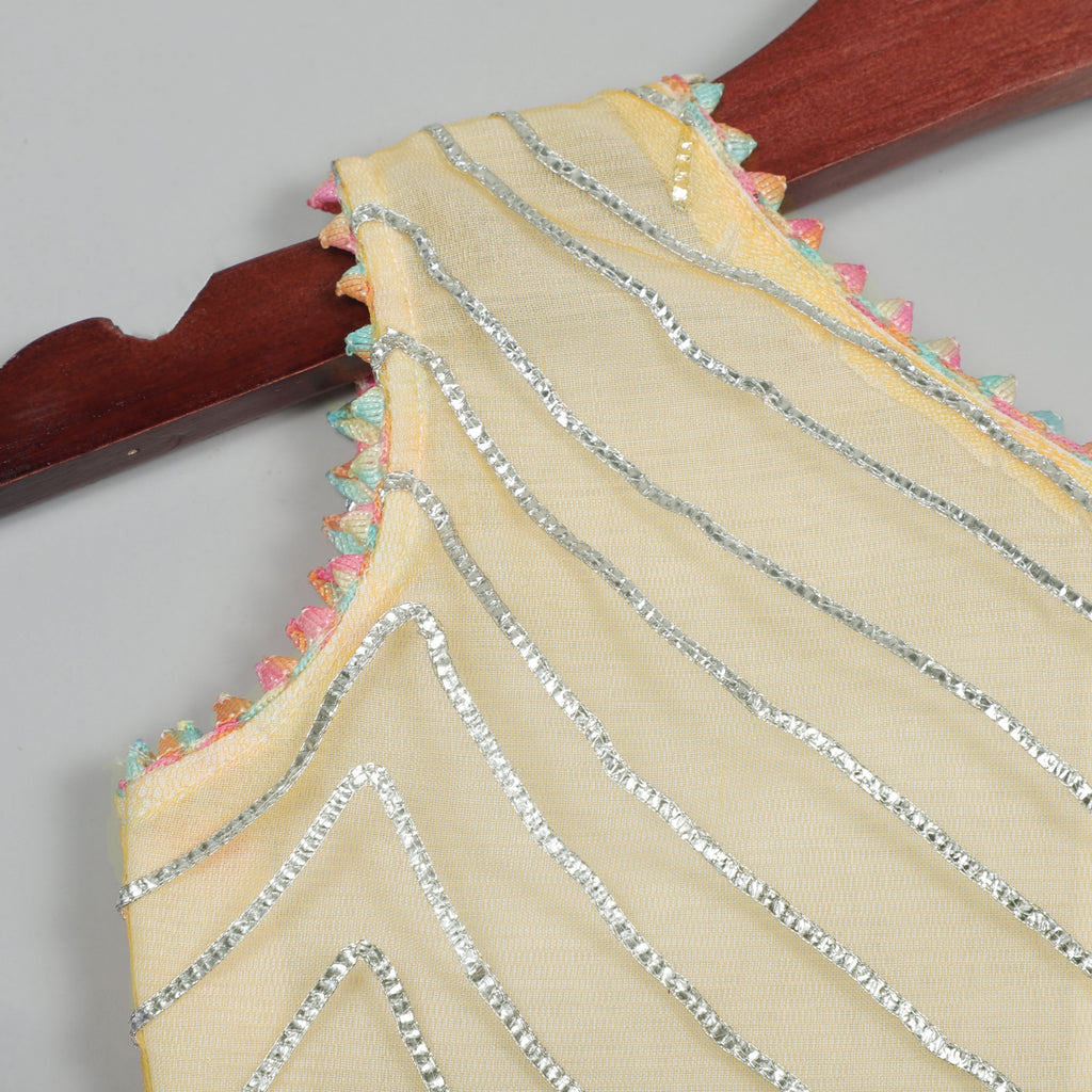 One Shoulder Choli And  Embroidered Lehenga