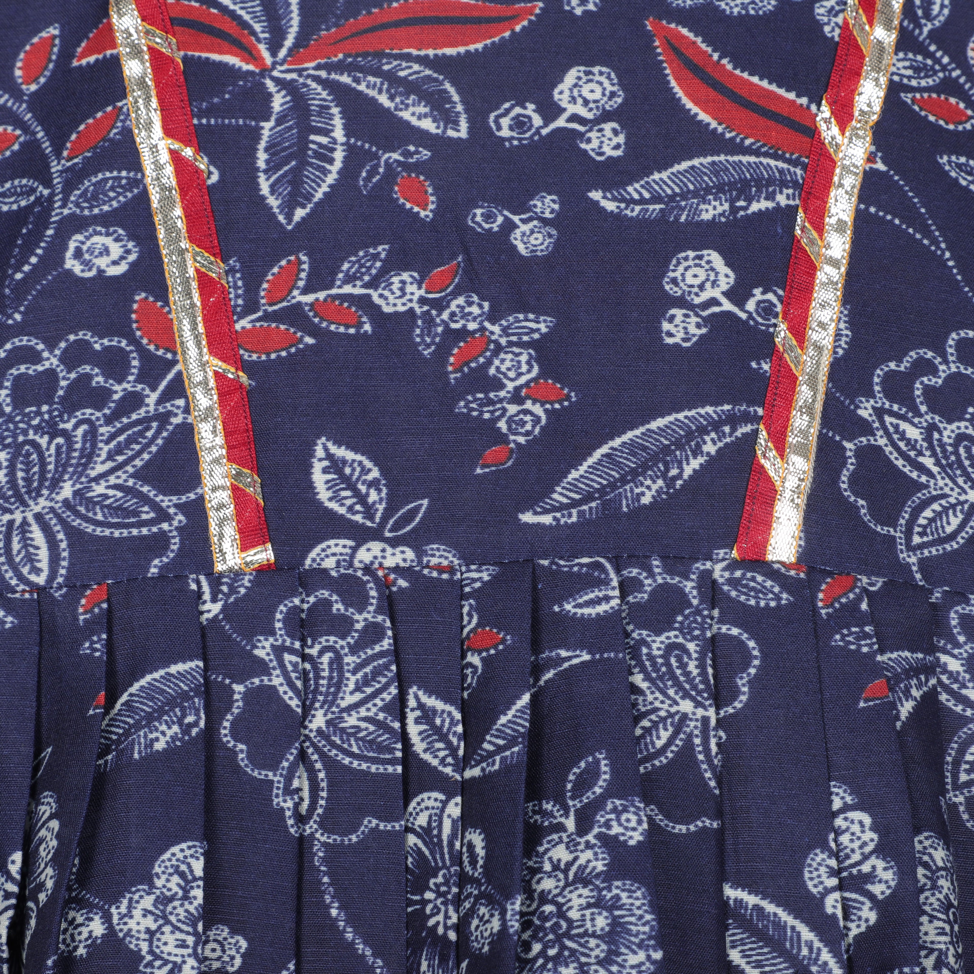 Three Quater Sleeves Printed Top And Palazzo Pant Set