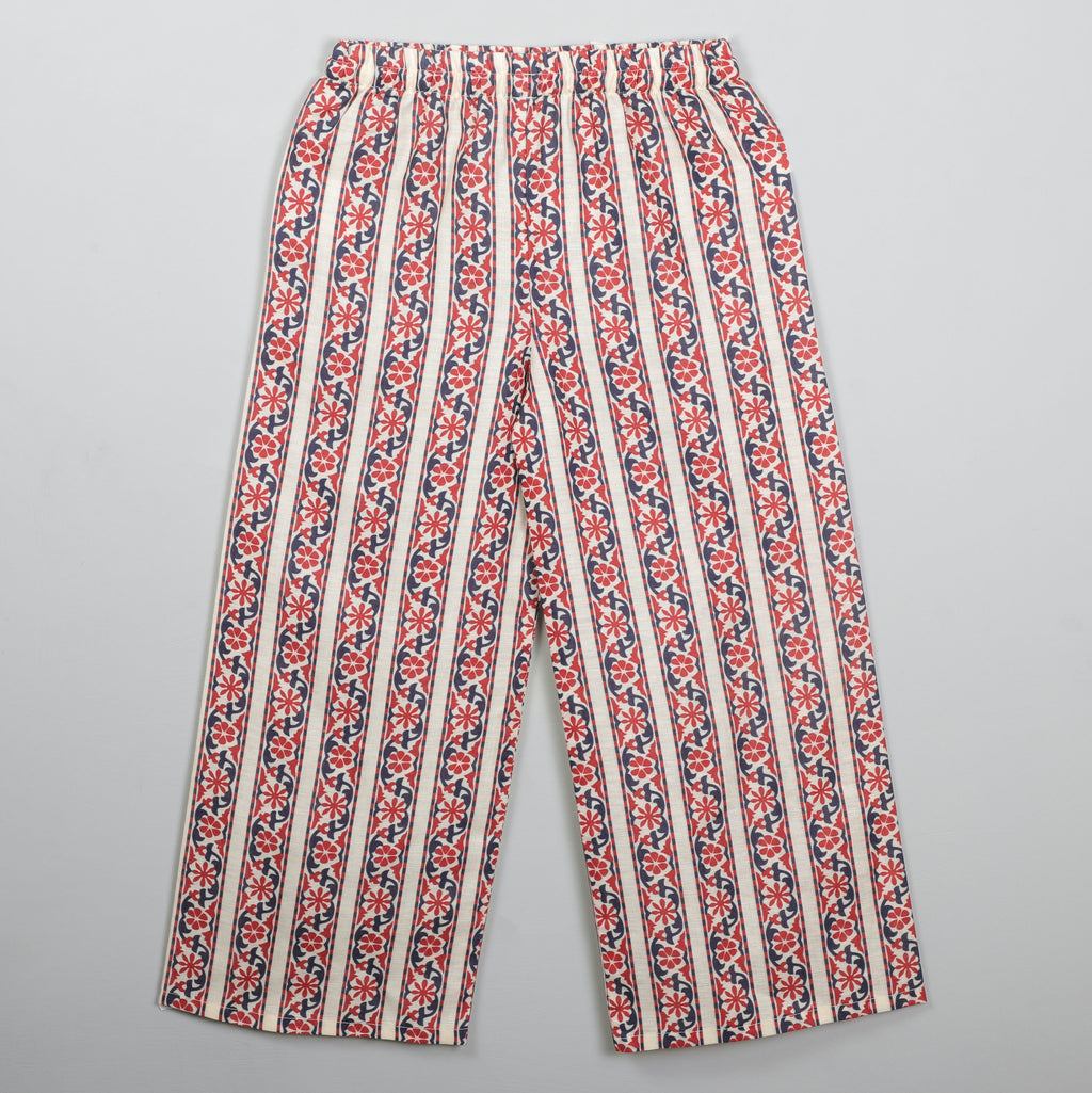 Three Quater Sleeves Printed Top And Palazzo Pant Set