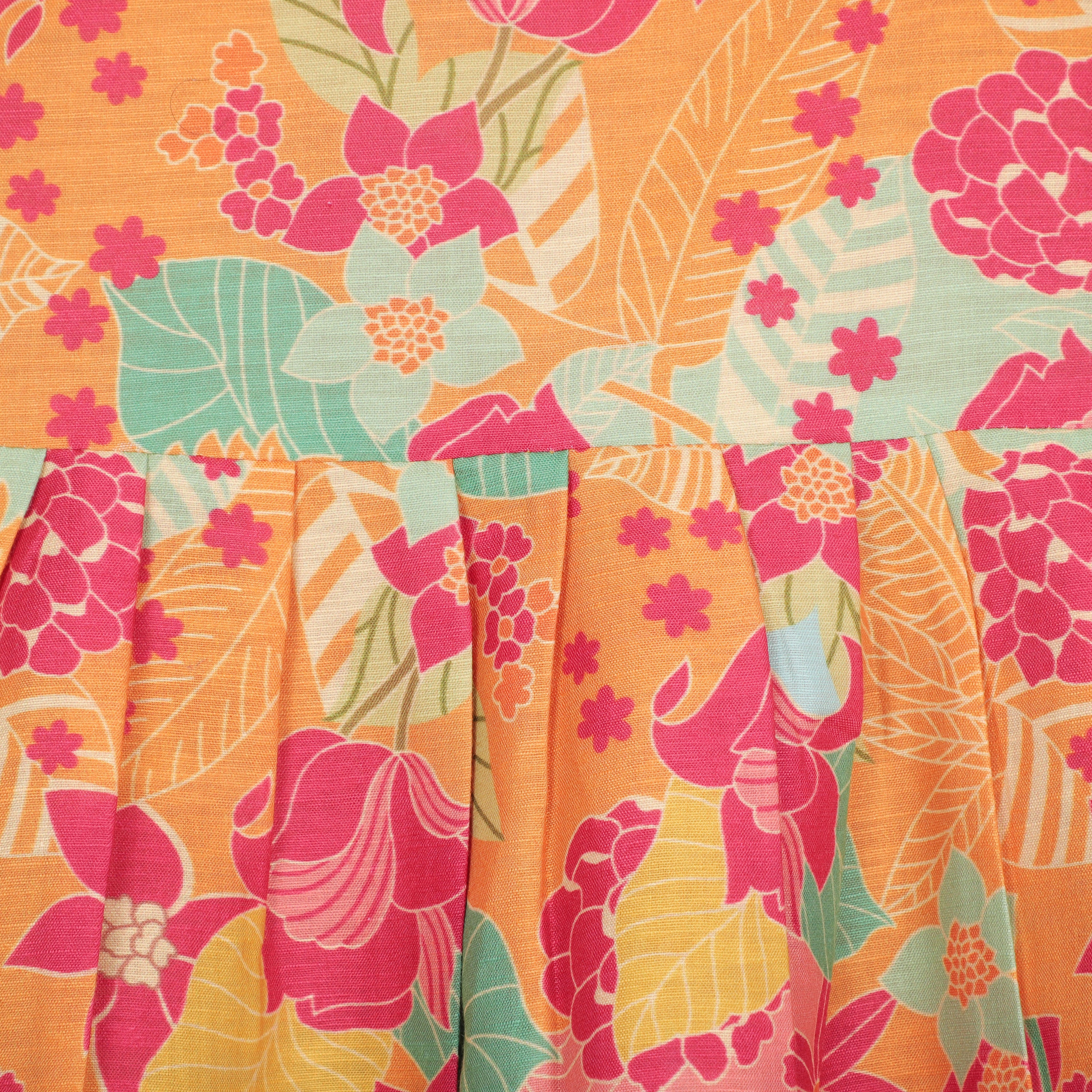 Top With Colorful Lace Border At Roll-up Sleeves And Striped Pant